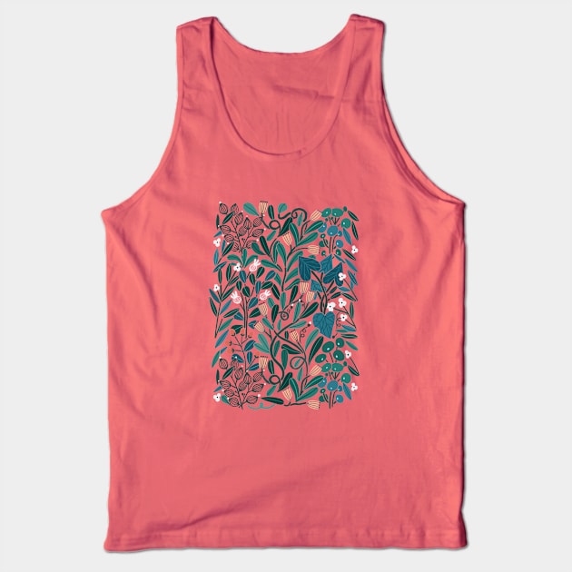 Summer botany Tank Top by kostolom3000